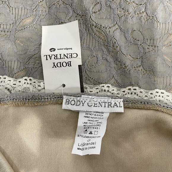 Body Central body con color block lacy dress or long top- adjustable straps L - Picture 6 of 6